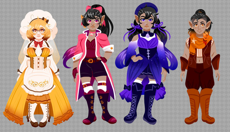 Flat Colors | Full Body