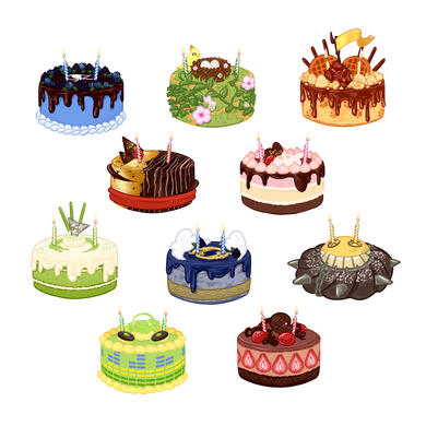 2018 Anniversary Cakes